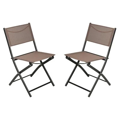 Складные стулья Flash Furniture Brazos, 2 шт., коричневые