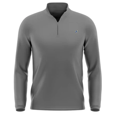Мужской пуловер NCAA Campus Lab 1/4 zip с логотипом, антрацит