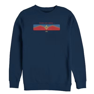 Мужской свитшот Marvel Captain Marvel «Пейджер», синий