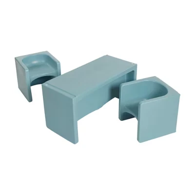 Игровой набор Tri-Me Table and Cube Chair, Многофункциональная мебель, 3 предмета синего цвета