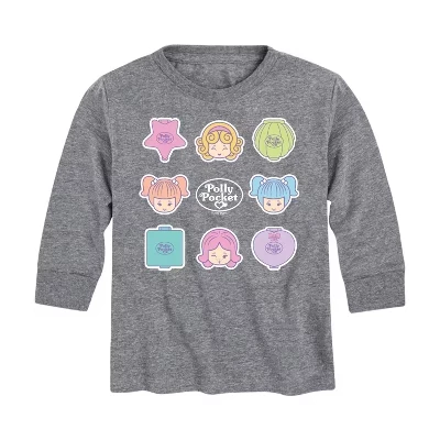 Сетчатая футболка с длинным рукавом и графическим рисунком athletic heather