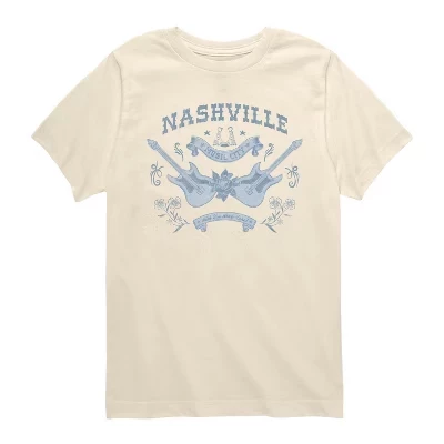 Футболка для мальчиков Instant Message Nashville, кремовая
