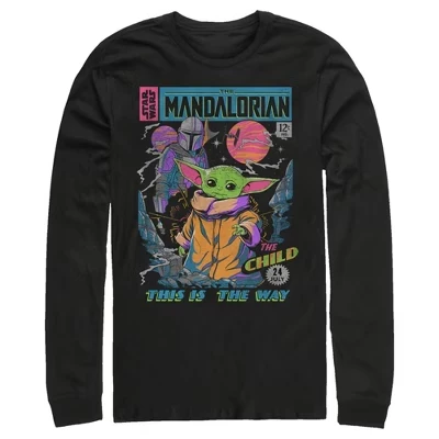 Мужской лонгслив Star Wars Mandalorian 12 Cents, черный