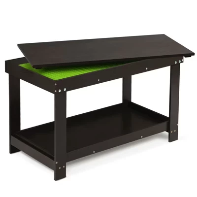 Запатентованный деревянный детский игровой стол для активного отдыха Block Table Многофункциональный с местом для хранения эспрессо