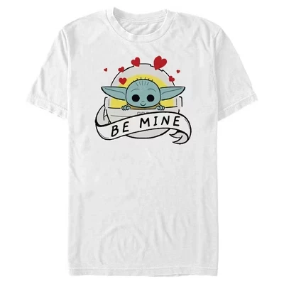 Мужская футболка с люлькой The Mandalorian The Child Be Mine, белая