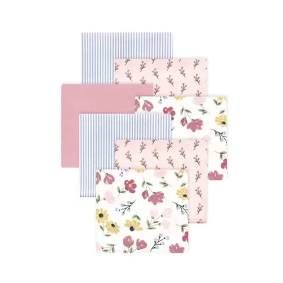 Пеленки Luvable Friends Hudson Baby, 7 шт., цветы