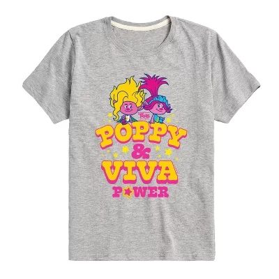 Футболка с коротким рукавом Poppy и Viva Power с графическим рисунком athletic heather