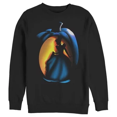 Мужская толстовка Cinderella с тыквой, черная