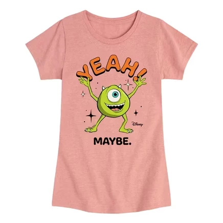 Детская футболка Disney Mike Yeah Maybe, пыльно-розовый