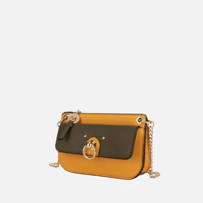 Сумка MKF Collection Jill кросс-боди из экокожи, желтая