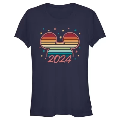 Яркая футболка Junior's Mickey & Friends в стиле ретро Sunset 2024