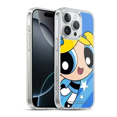 Мягкий гелевый чехол Powerpuff Girls Graphics для Apple iPhone 16 Pro и MagSafe bubbles