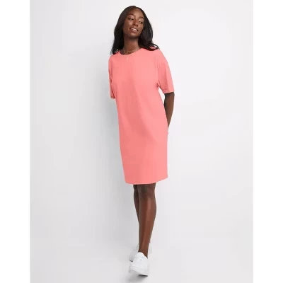 Женское платье-футболка Essentials из хлопка charisma coral