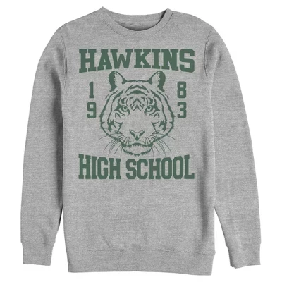 Мужская толстовка Hawkins High School Tiger 1983, спортивная хизер