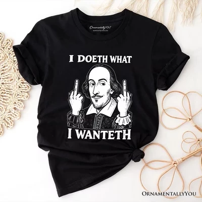 Унисекс-футболка OrnamentallyYou Shakespeare, черная