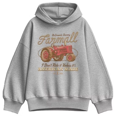 Женское худи Case IH Farmall American Made, меланжевое