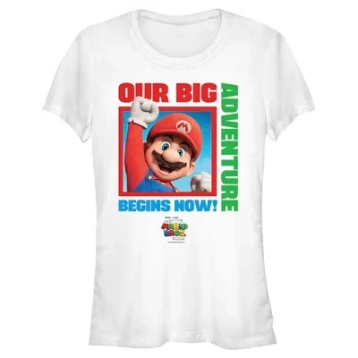 Женская футболка Super Mario Bros. Марио, белая
