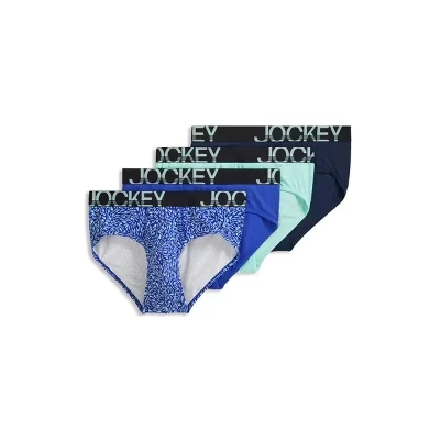 Мужские брифы Jockey ActiveStretch 4 шт., бирюзовые