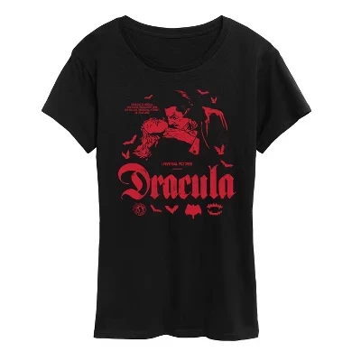Женская футболка Chaos Classic Monsters Dracula, черная