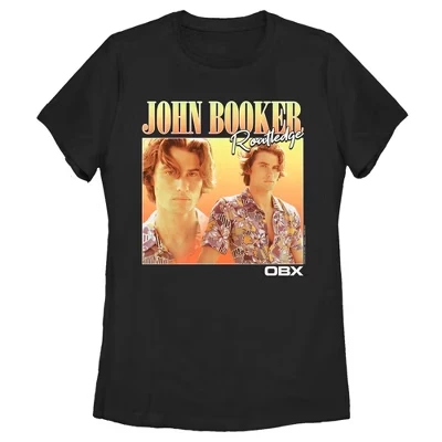 Женская футболка с фотографией Outer Banks John Booker Routledge, черная