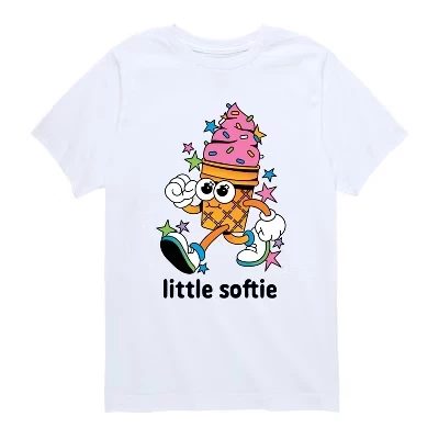 Футболка с рисунком Real Softie Ice Cream с коротким рукавом белого цвета