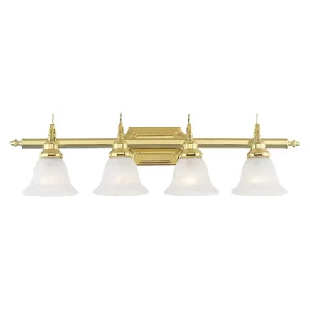 Светильник Livex Lighting French Regency, 4 лампы, латунь