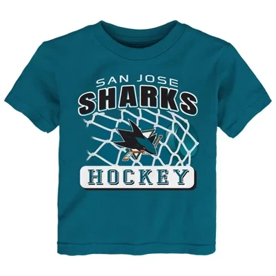 Разноцветная футболка с коротким рукавом для маленьких мальчиков San Jose Sharks