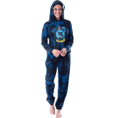 Женский укороченный джоггер с капюшоном Ravenclaw от Hogwarts Houses Tie Dye