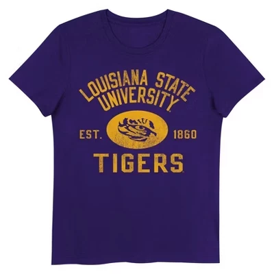 Футболка с круглым вырезом для девочек LSUs Tigers