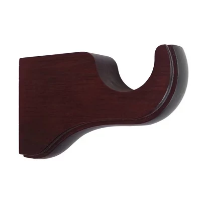 Кронштейны одинарного карниза Lumi Home Furnishings, махагон