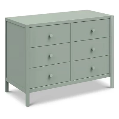 Комод DaVinci Birdie с 6 ящиками светлый шалфей