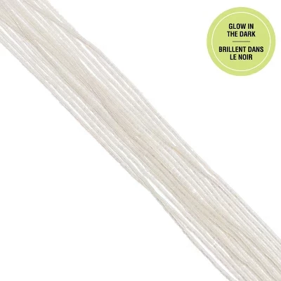Бусина Cylin Bead 11/0 Стеклянные цилиндрические бусины из бисера, светящиеся в темноте, с покрытием AB, 23 г, бирюзовый моток