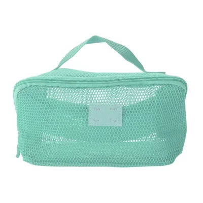 Косметичка Unique Bargains из сетки, разноцветная
