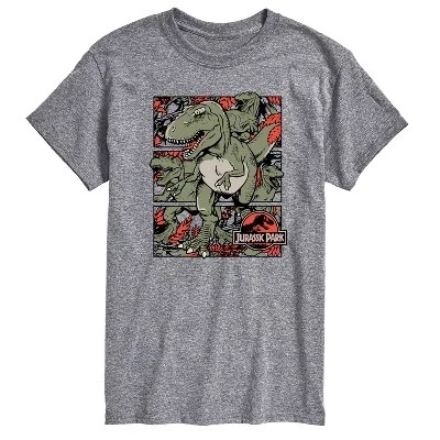 Мужская футболка с коротким рукавом Dino Boxes и графическим рисунком athletic heather