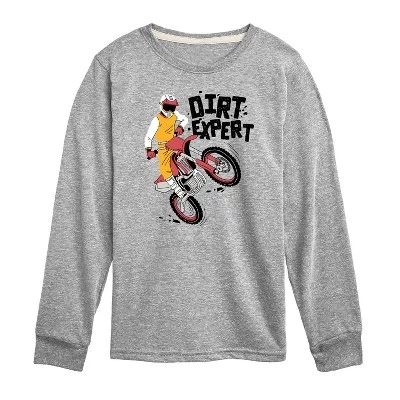 Футболка с длинным рукавом Dirt Expert с графическим рисунком athletic heather