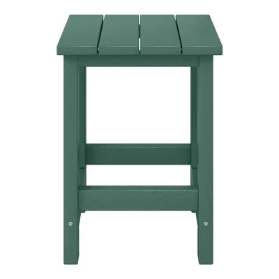 Уличная мебель для патио Malibu Kids HDPE Adirondack Square Side Table зеленый
