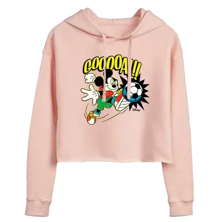 Women's -  - Goooal Cropped Graphic Hoodie blush