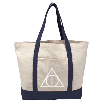 Сумка-тоут Harry Potter Deathly Hallows, темно-синяя