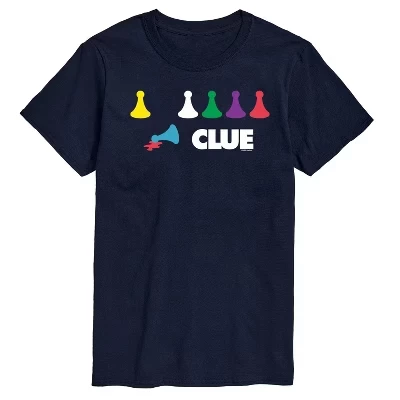 Мужская футболка Clue «Игровые элементы», синяя