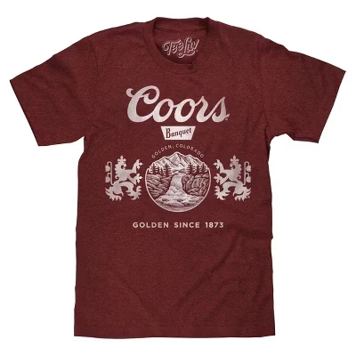 Мужская футболка TEE LUV Coors Golden Colorado, красная