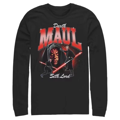 Мужской лонгслив STAR WARS Sith Lord Maul, черный