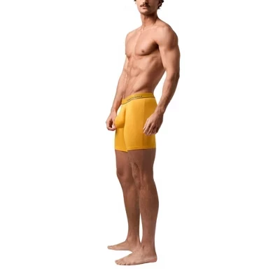 Очевидно, что мужские боксеры PrimeMan Boxer Brief 6-дюймового золотого цвета
