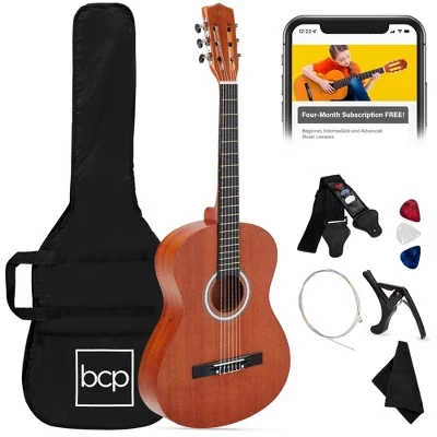 Акустическая гитара Best Choice Products 38″ комплект, махагон