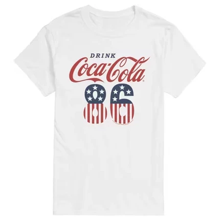 Мужская футболка Americana 86 с коротким рукавом и рисунком, белая