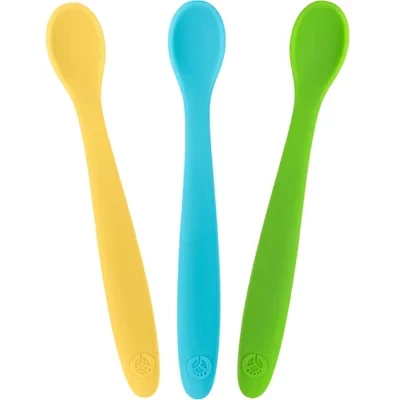 Силиконовые ложки WeeSprout, 3 шт., многоцветные (2)