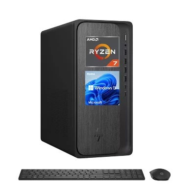 Настольный пк hp omnidesk m02-0127c ryzen 7 8700g, 32 гб, 1 тб ssd