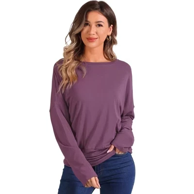 Женский трикотажный пуловер INSPIRE CHIC, фиолетовый