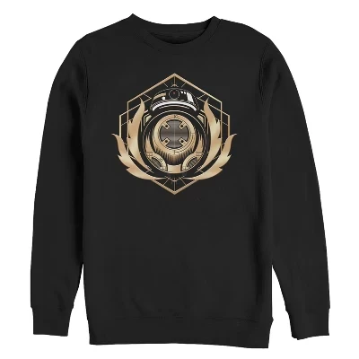 Мужская толстовка The Last Jedi BB-9E Flames черного цвета
