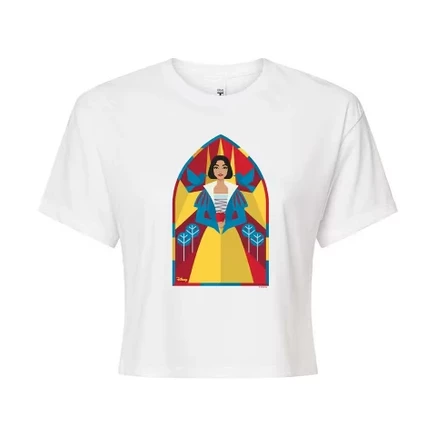 Женская футболка Snow White «Витраж», белая