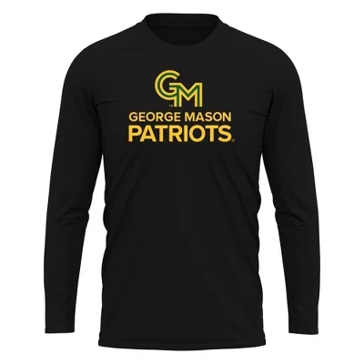 Мужской лонгслив NCAA George Mason, чёрный